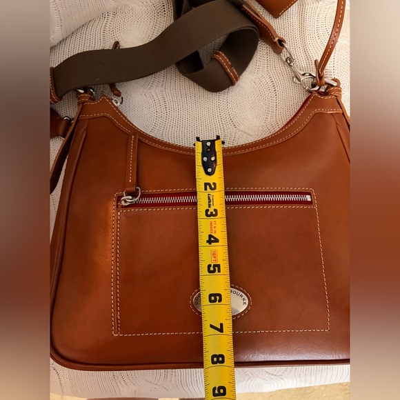 Dooney & Bourke Chestnut Toscana Florentine Leather Shoulder Bag - Picture 6 of 12